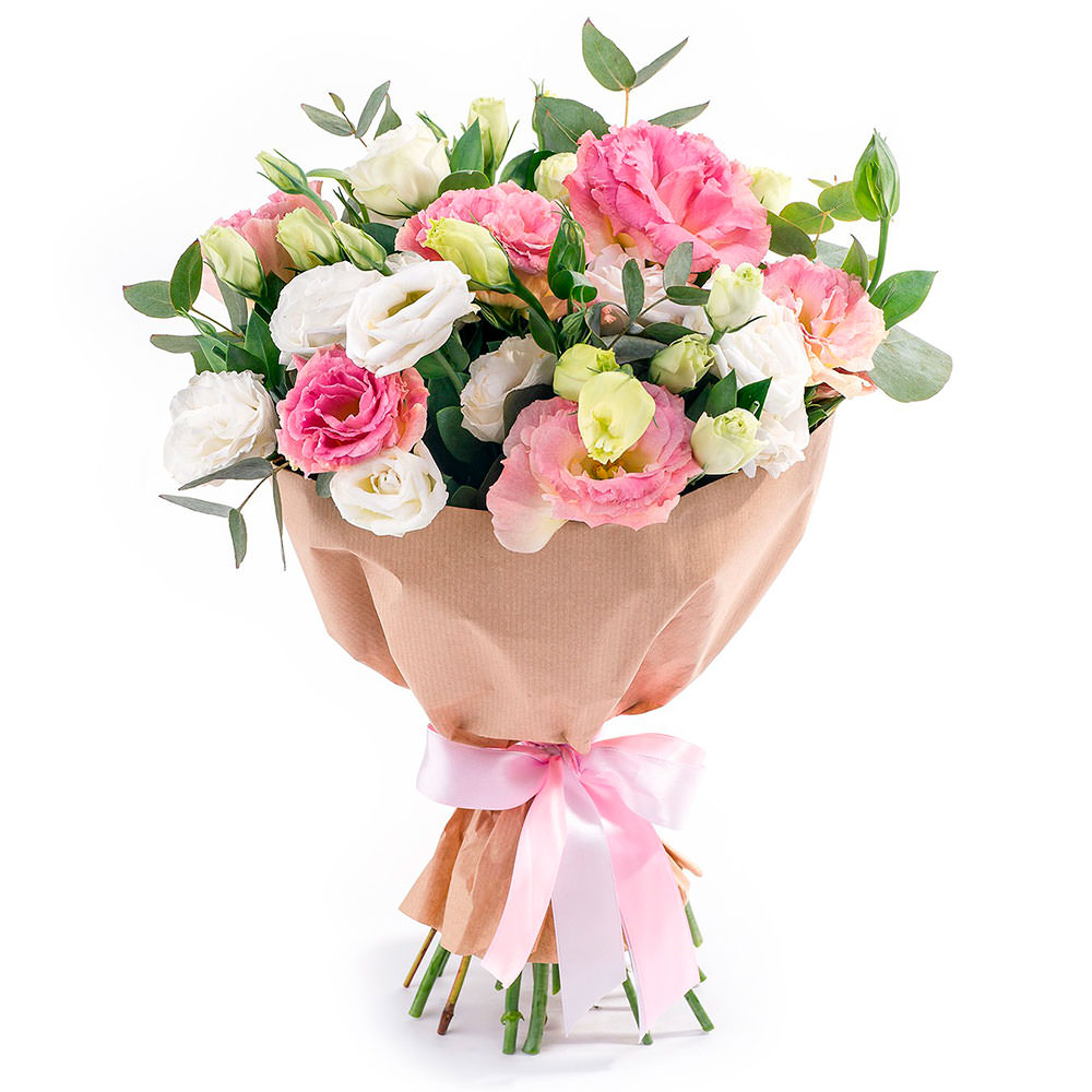 Букеты с эустомами